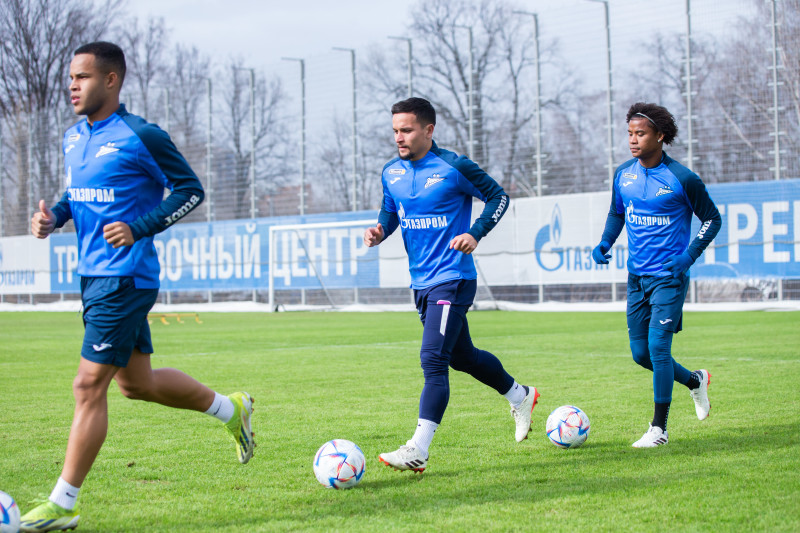 Открытая тренировка «Зенита» перед матчем со «Спартаком»