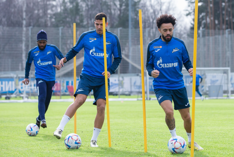 Открытая тренировка «Зенита» перед матчем со «Спартаком»