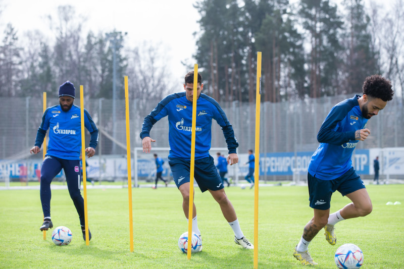 Открытая тренировка «Зенита» перед матчем со «Спартаком»