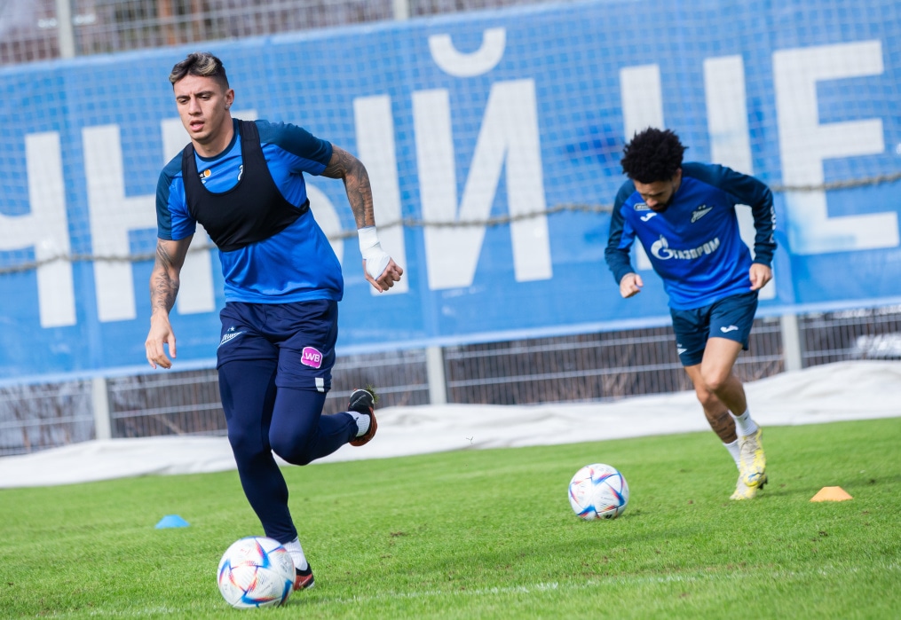 Открытая тренировка «Зенита» перед матчем со «Спартаком»