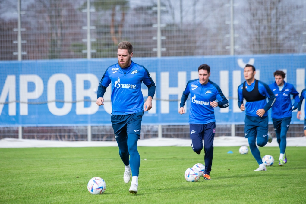 Открытая тренировка «Зенита» перед матчем со «Спартаком»