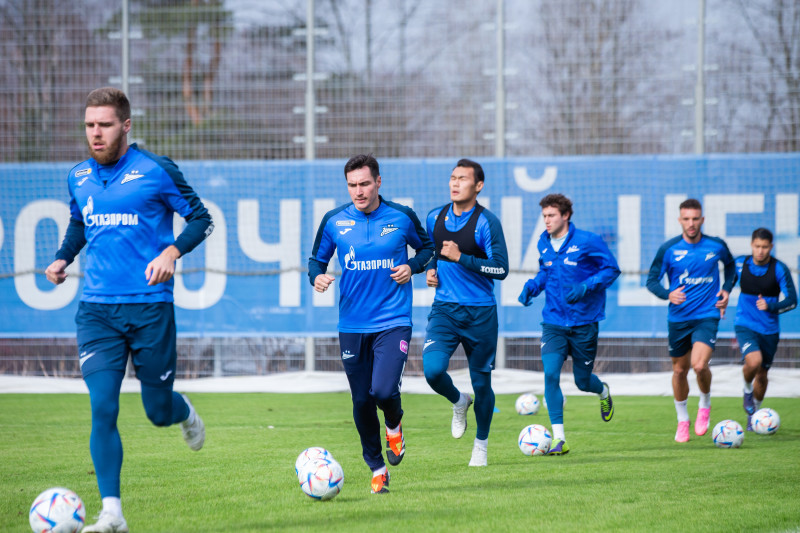 Открытая тренировка «Зенита» перед матчем со «Спартаком»