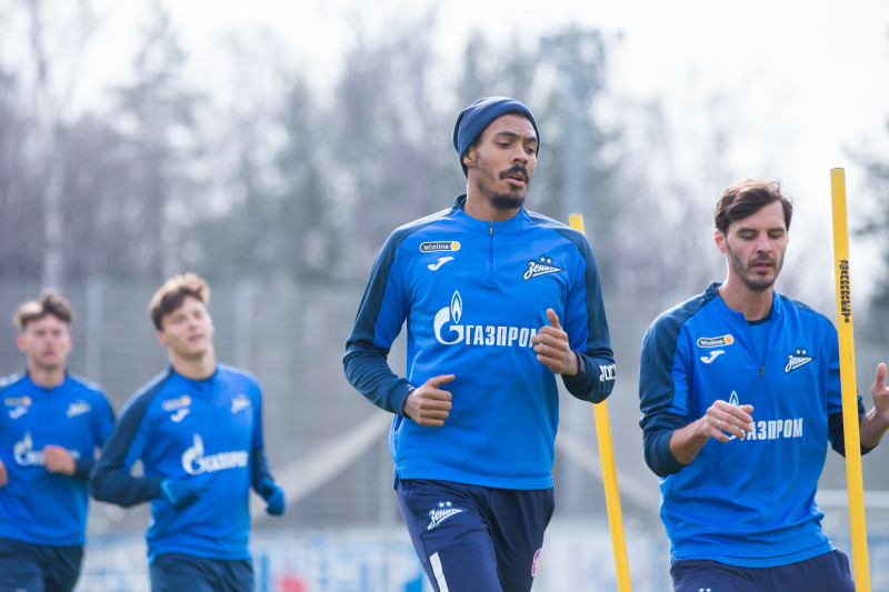 Открытая тренировка «Зенита» перед матчем со «Спартаком»