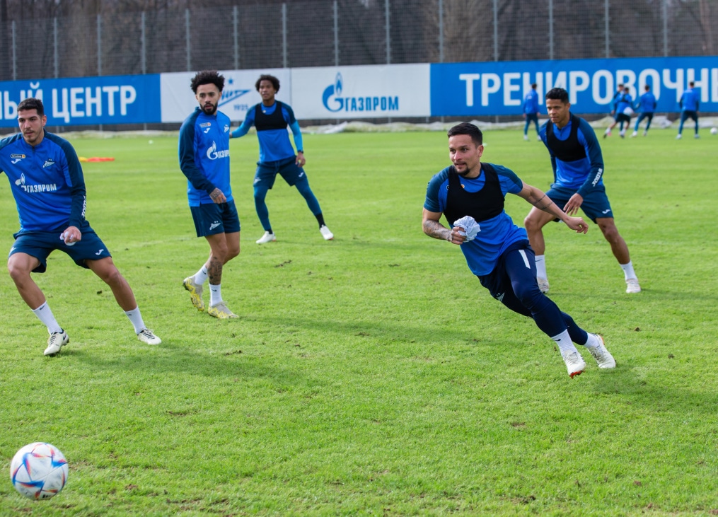 Открытая тренировка «Зенита» перед матчем со «Спартаком»