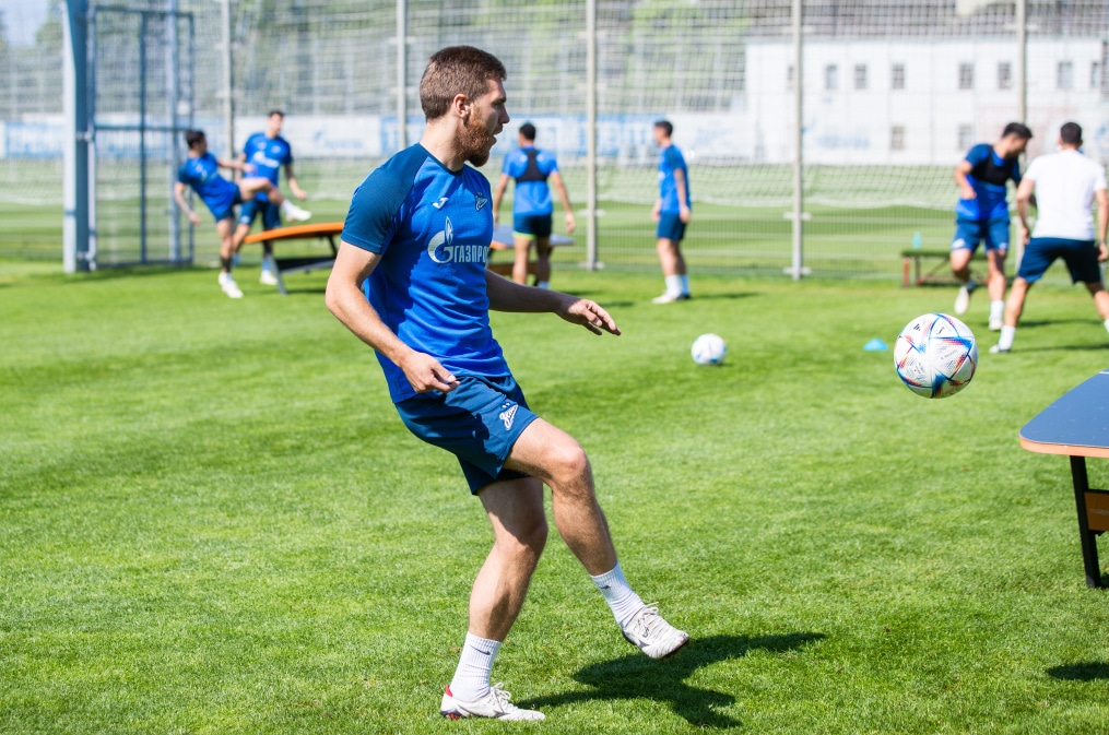 Открытая тренировка «Зенита» перед матчем с «Балтикой»