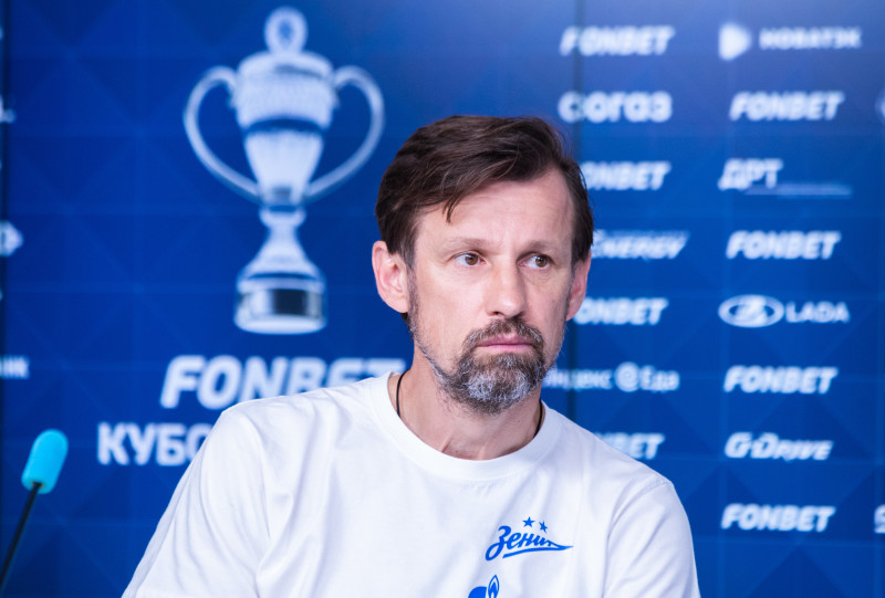 Сергей Семак на пресс-конференции перед матчем с «Балтикой»