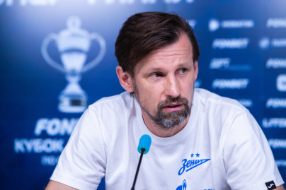 Сергей Семак на пресс-конференции перед матчем с «Балтикой»