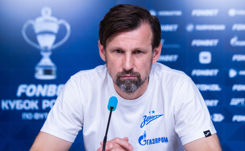 Сергей Семак на пресс-конференции перед матчем с «Балтикой»