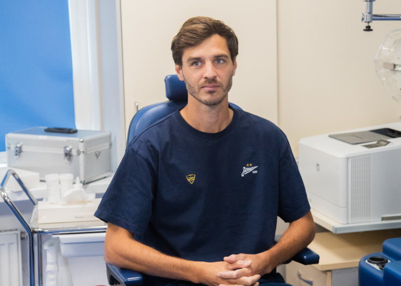 Второй день предсезонного медосмотра основного состава «Зенит» в «Мой медицинский центр»