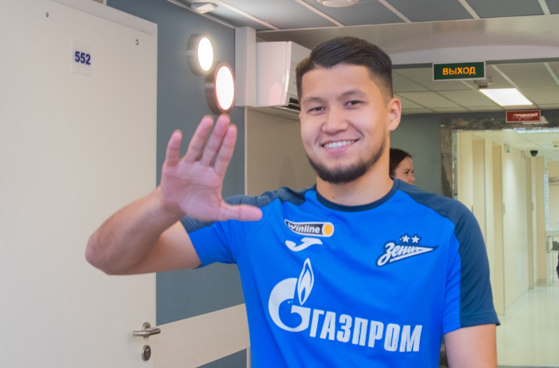 Второй день предсезонного медосмотра основного состава «Зенит» в «Мой медицинский центр»