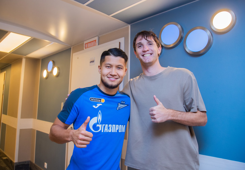 Второй день предсезонного медосмотра основного состава «Зенит» в «Мой медицинский центр»