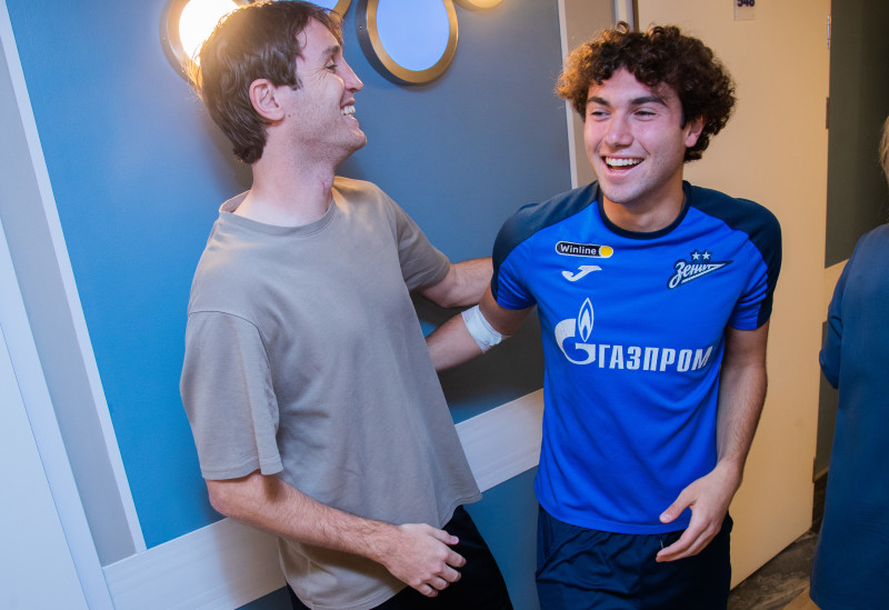 Второй день предсезонного медосмотра основного состава «Зенит» в «Мой медицинский центр»