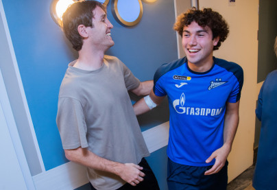 Второй день предсезонного медосмотра основного состава «Зенит» в «Мой медицинский центр»