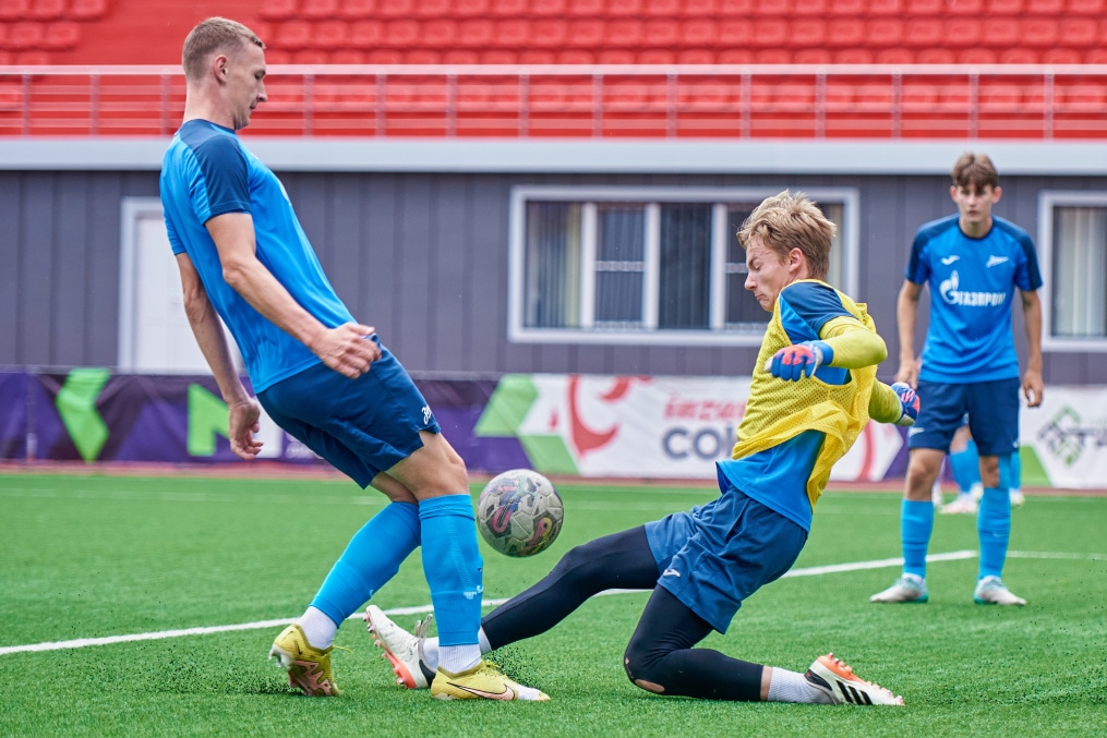 Тренировка в Грозном перед матчем «Ахмат»-м — «Зенит»-м