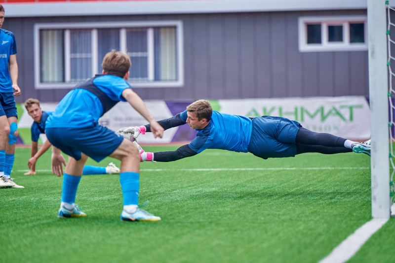 Тренировка в Грозном перед матчем «Ахмат»-м — «Зенит»-м