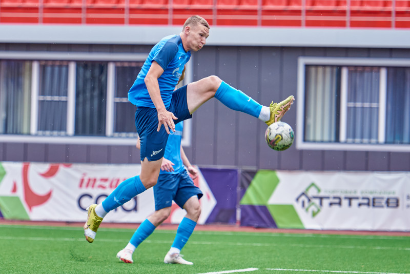 Тренировка в Грозном перед матчем «Ахмат»-м — «Зенит»-м