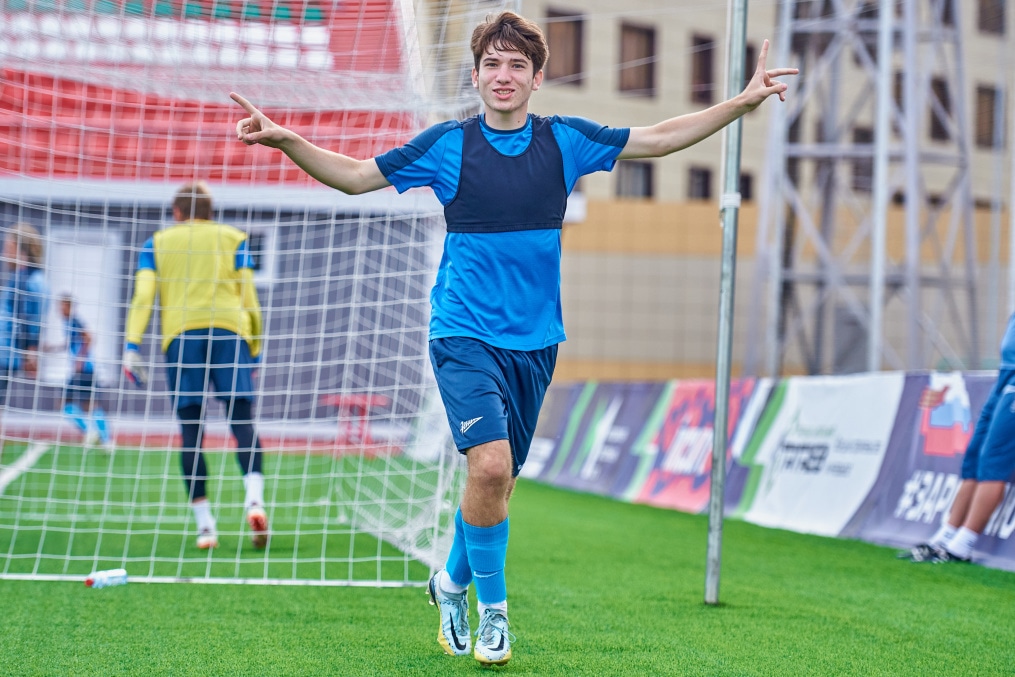 Тренировка в Грозном перед матчем «Ахмат»-м — «Зенит»-м