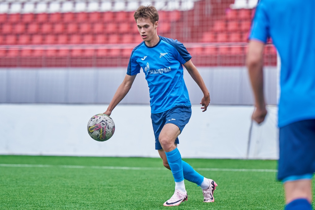 Тренировка в Грозном перед матчем «Ахмат»-м — «Зенит»-м