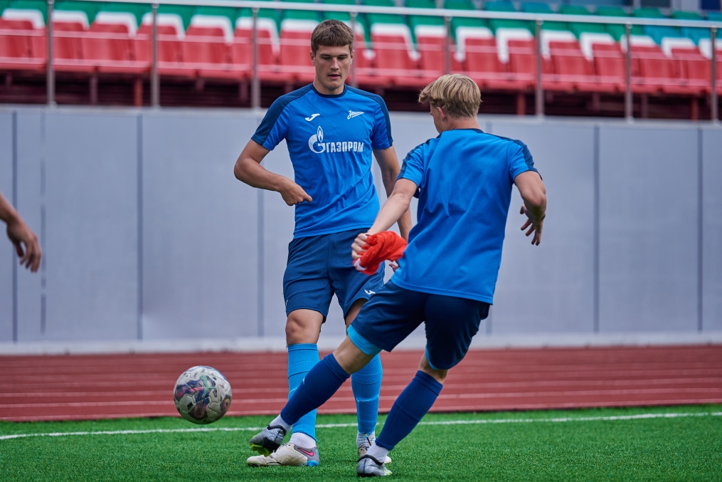 Тренировка в Грозном перед матчем «Ахмат»-м — «Зенит»-м