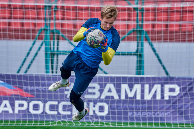 Тренировка в Грозном перед матчем «Ахмат»-м — «Зенит»-м