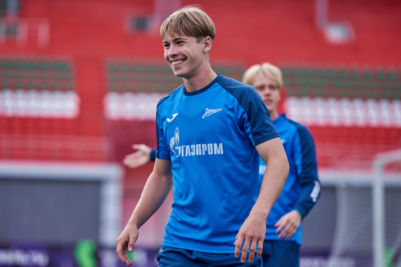 Тренировка в Грозном перед матчем «Ахмат»-м — «Зенит»-м