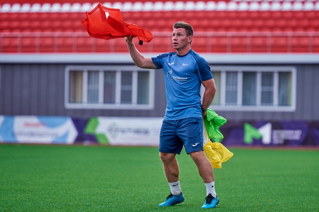 Тренировка в Грозном перед матчем «Ахмат»-м — «Зенит»-м