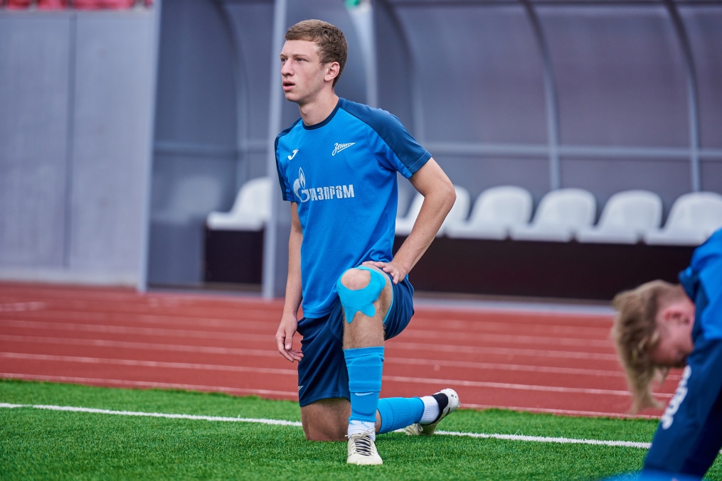 Тренировка в Грозном перед матчем «Ахмат»-м — «Зенит»-м