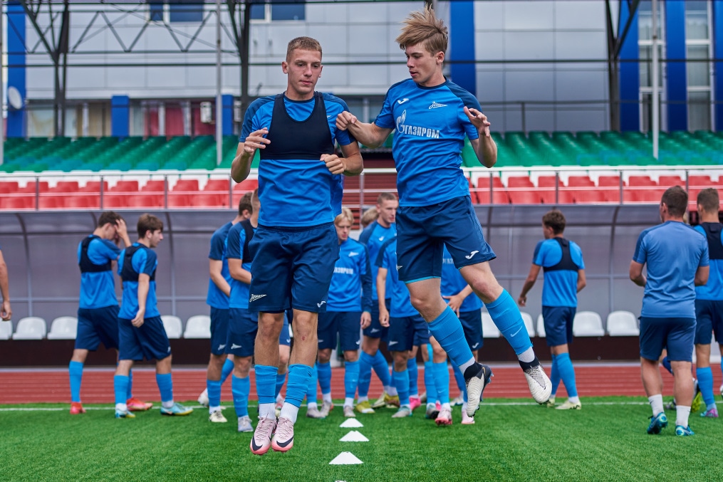 Тренировка в Грозном перед матчем «Ахмат»-м — «Зенит»-м