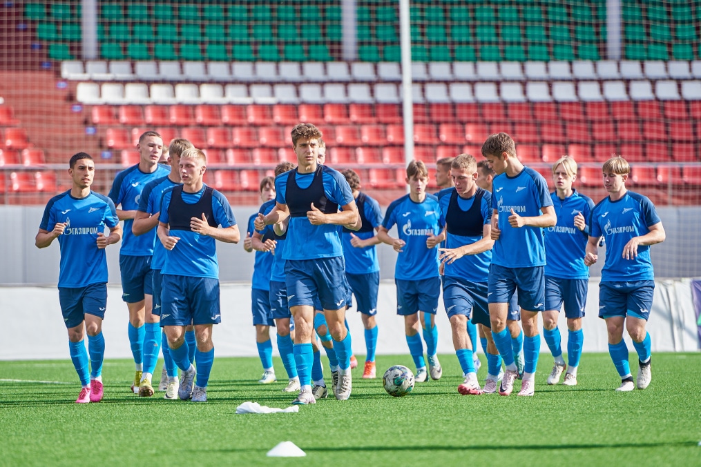 Тренировка в Грозном перед матчем «Ахмат»-м — «Зенит»-м