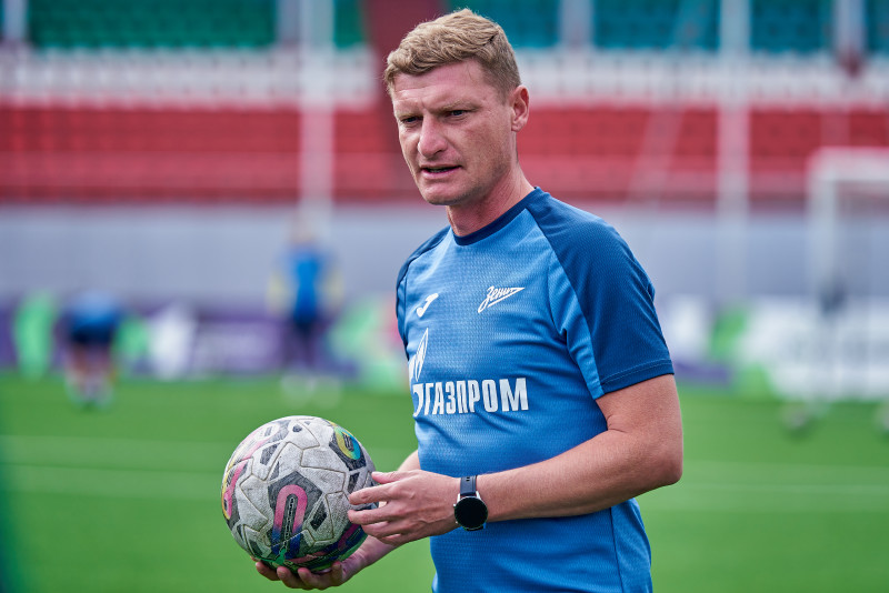 Тренировка в Грозном перед матчем «Ахмат»-м — «Зенит»-м