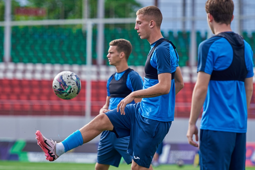 Тренировка в Грозном перед матчем «Ахмат»-м — «Зенит»-м