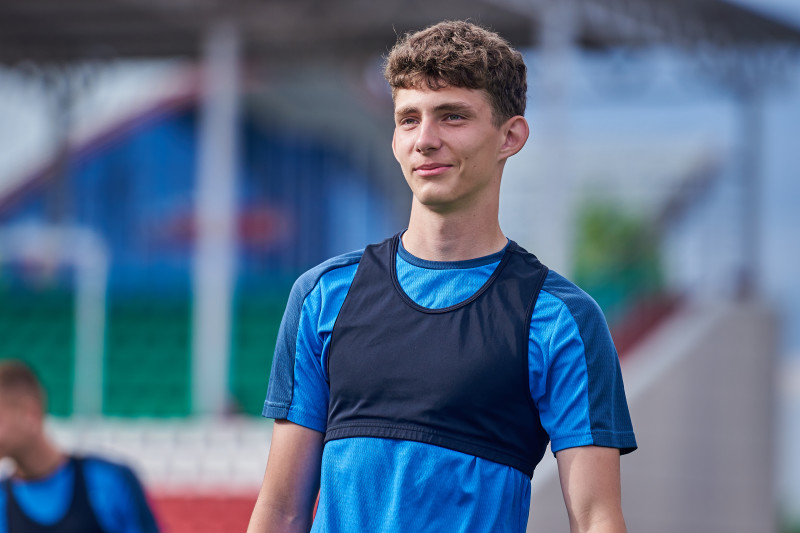 Тренировка в Грозном перед матчем «Ахмат»-м — «Зенит»-м