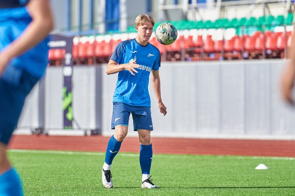 Тренировка в Грозном перед матчем «Ахмат»-м — «Зенит»-м