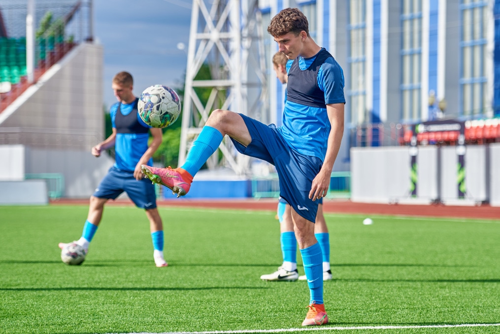 Тренировка в Грозном перед матчем «Ахмат»-м — «Зенит»-м