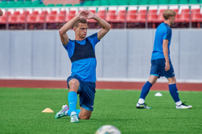 Тренировка в Грозном перед матчем «Ахмат»-м — «Зенит»-м