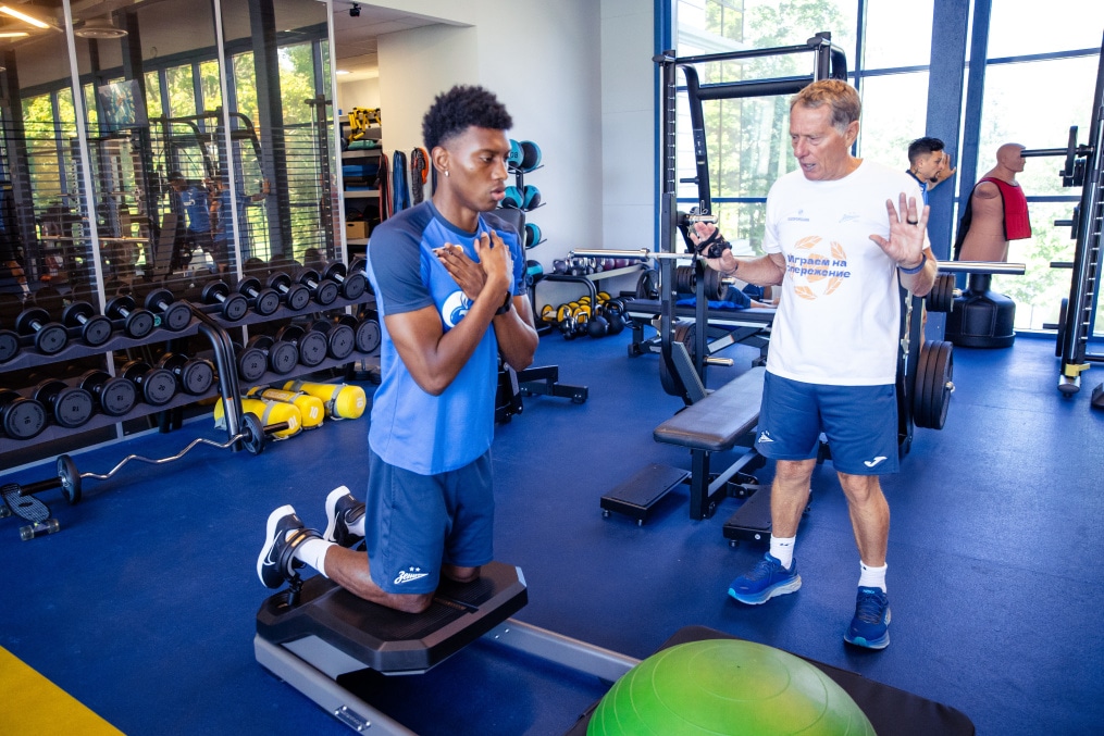 Летние «Газпром» — тренировочные сборы: 28 июня, утренняя тренировка.