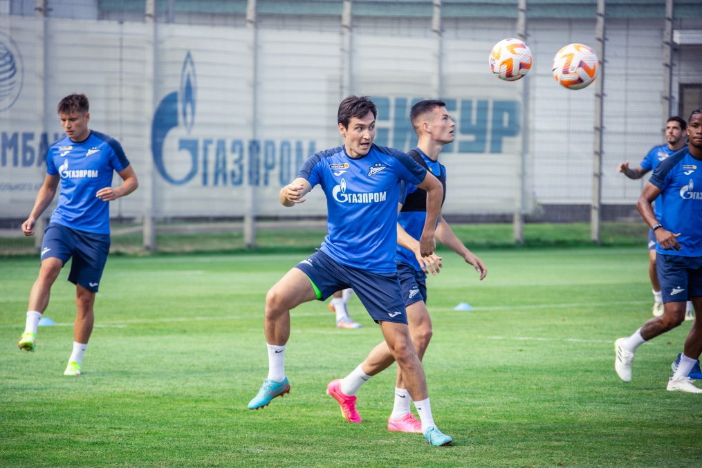 Летние «Газпром» — тренировочные сборы: 1 июля, вечерняя тренировка.