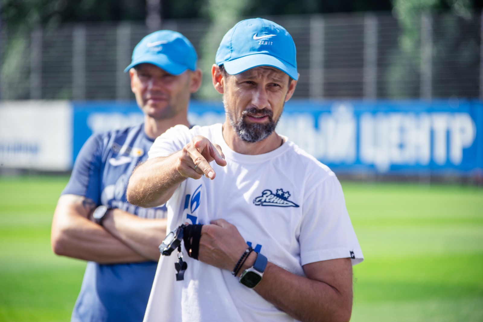 Летние «Газпром» — тренировочные сборы: 1 июля, утренняя тренировка.