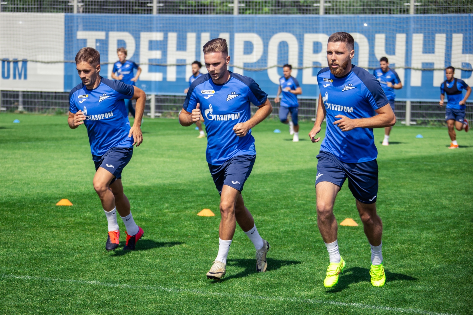 Летние «Газпром» — тренировочные сборы: 1 июля, утренняя тренировка.