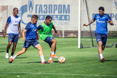 Летние «Газпром» — тренировочные сборы: 1 июля, утренняя тренировка.