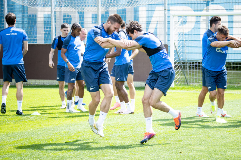 Открытая тренировка «Зенита» перед матчем  с «Краснодаром»