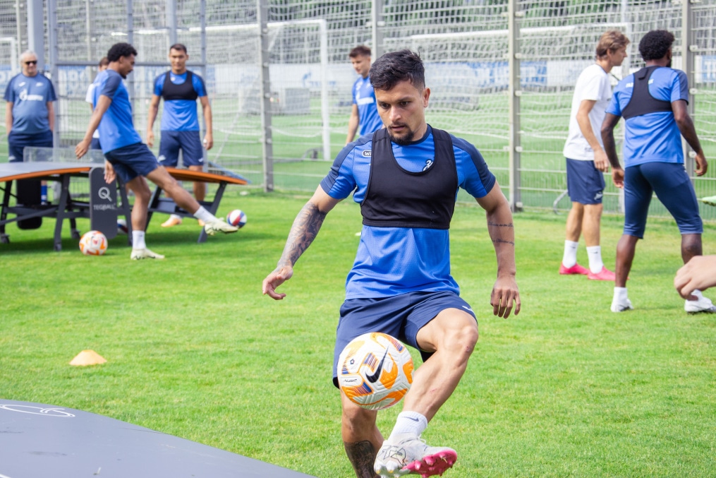 Открытая тренировка «Зенита» перед матчем с «Крыльями Советов»