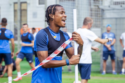 Open training «Zenit» before the match with the «Wings of the Soviets'