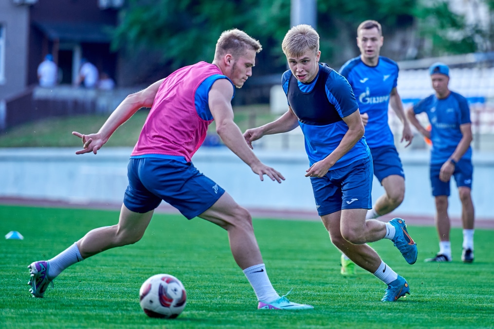 Летние учебно-тренировочные сборы «Зенита»-2 в Железноводске: 18 июля, вечерняя тренировка