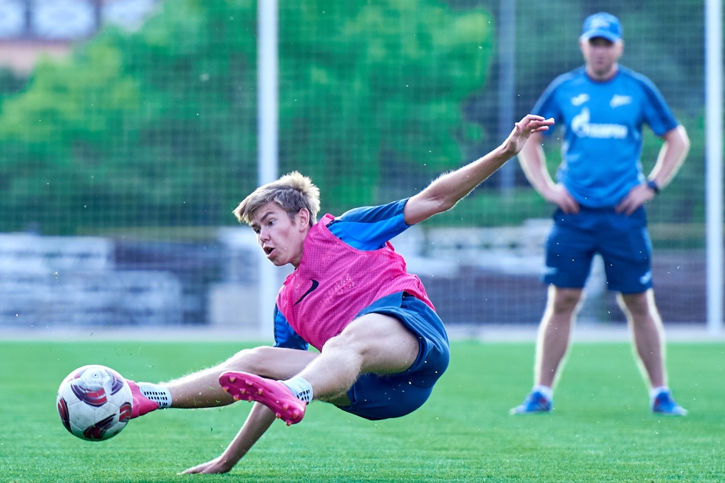 Летние учебно-тренировочные сборы «Зенита»-2 в Железноводске: 18 июля, вечерняя тренировка