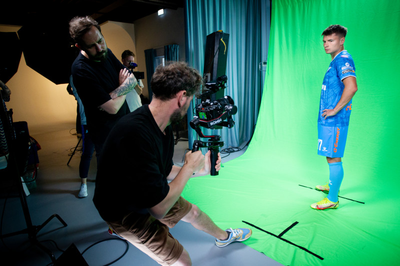 Бэкстейдж фотосъемки основной команды «Зенит» сезона 2024/25