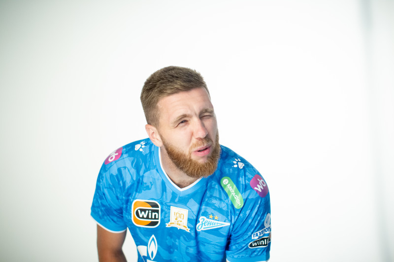 Бэкстейдж фотосъемки основной команды «Зенит» сезона 2024/25