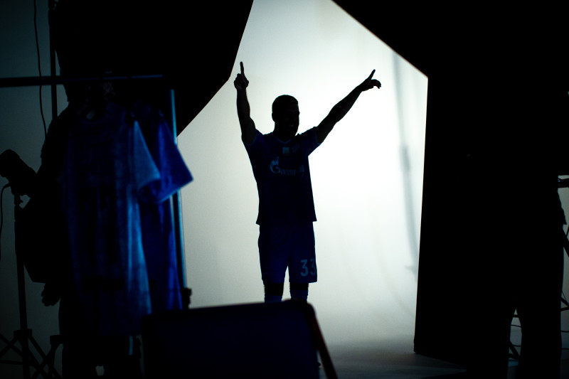 Бэкстейдж фотосъемки основной команды «Зенит» сезона 2024/25