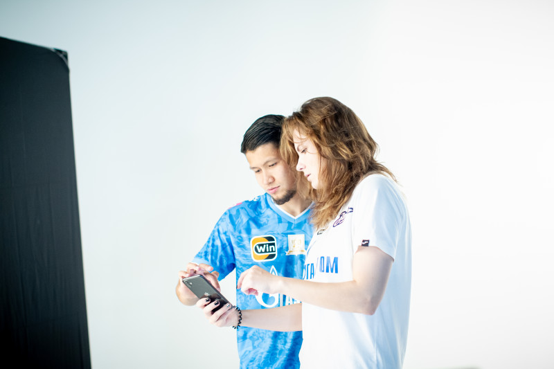 Бэкстейдж фотосъемки основной команды «Зенит» сезона 2024/25