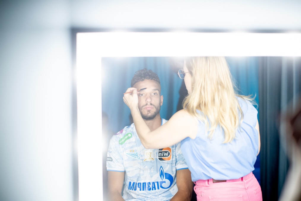 Бэкстейдж фотосъемки основной команды «Зенит» сезона 2024/25